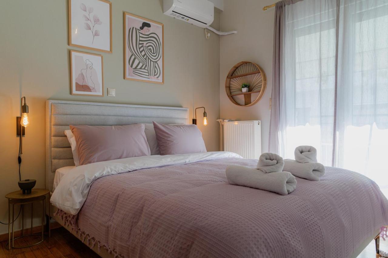Sunny & Modern Apt For 3 Persons أثينا المظهر الخارجي الصورة